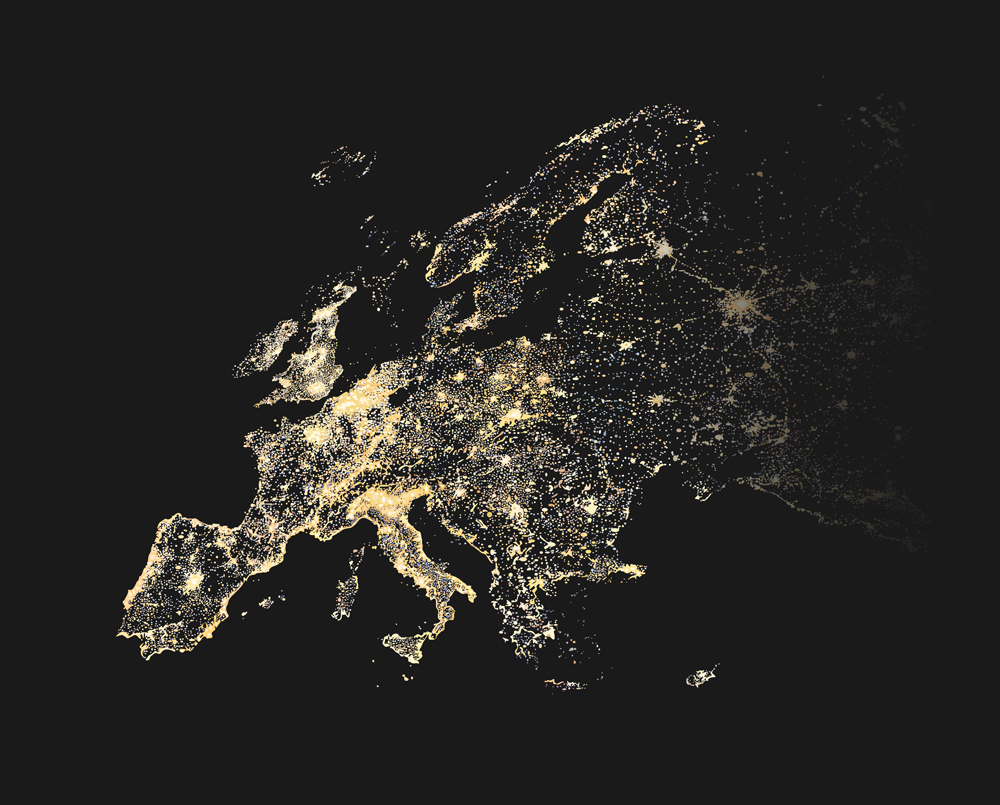 Kort over Europa | YER USA